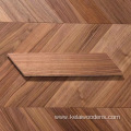 American walnut chevron fishbone hardwood flooring